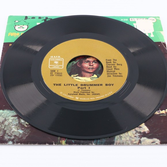 Cherney Berg, Lloyd Moss The Little Drummer Boy 45 rpm Record CC 75035 ZSP155080 - Picture 2 of 8